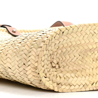 Loewe Raffia Basket Tote Bag Natural Tan 9 of 10