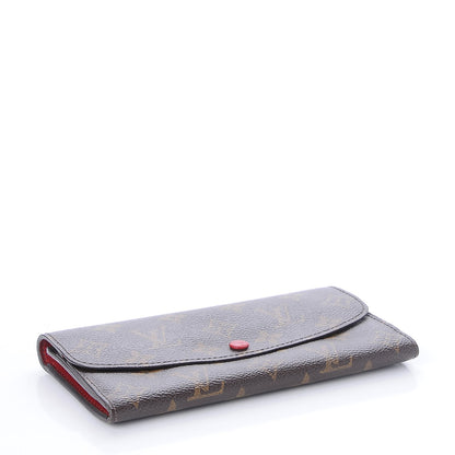 Louis Vuitton Monogram Emilie Wallet Red 4 of 8