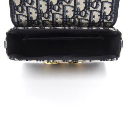 Christian Dior Oblique 30 Montaigne Box Bag Blue 5 of 10