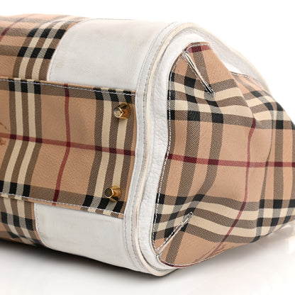 Burberry Haymarket Check Small Gladstone White 20 of 41