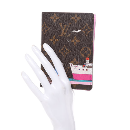 Louis Vuitton Monogram 2016 Christmas Animation Passport Cover Rose Ballerine 2 of 7