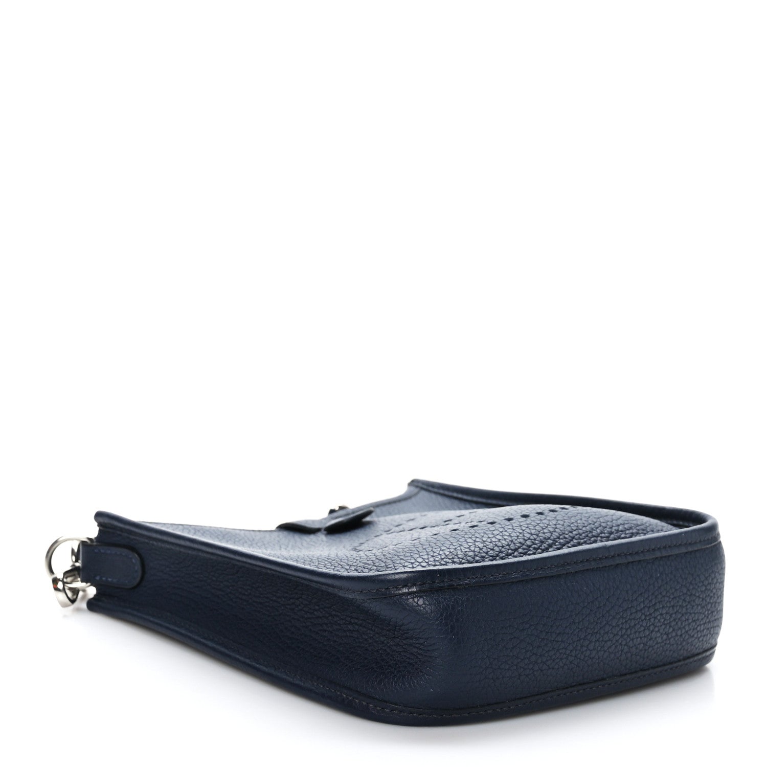 Hermes Taurillon Clemence Amazone Evelyne TPM Bleu Nuit Bleu Indigo 4 of 10
