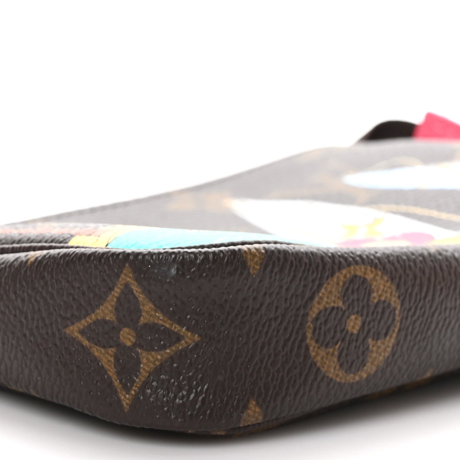 Louis Vuitton Monogram 2023 Christmas Animation Sailing Pochette Accessories Dragon Fruit Pink 8 of 10