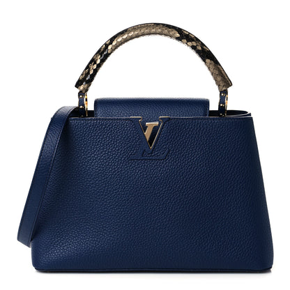 Louis Vuitton Taurillon Python Capucines PM 1 of 10