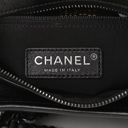 Chanel Aged Calfskin Quilted Small Gabrielle Hobo So Black 5 of 9