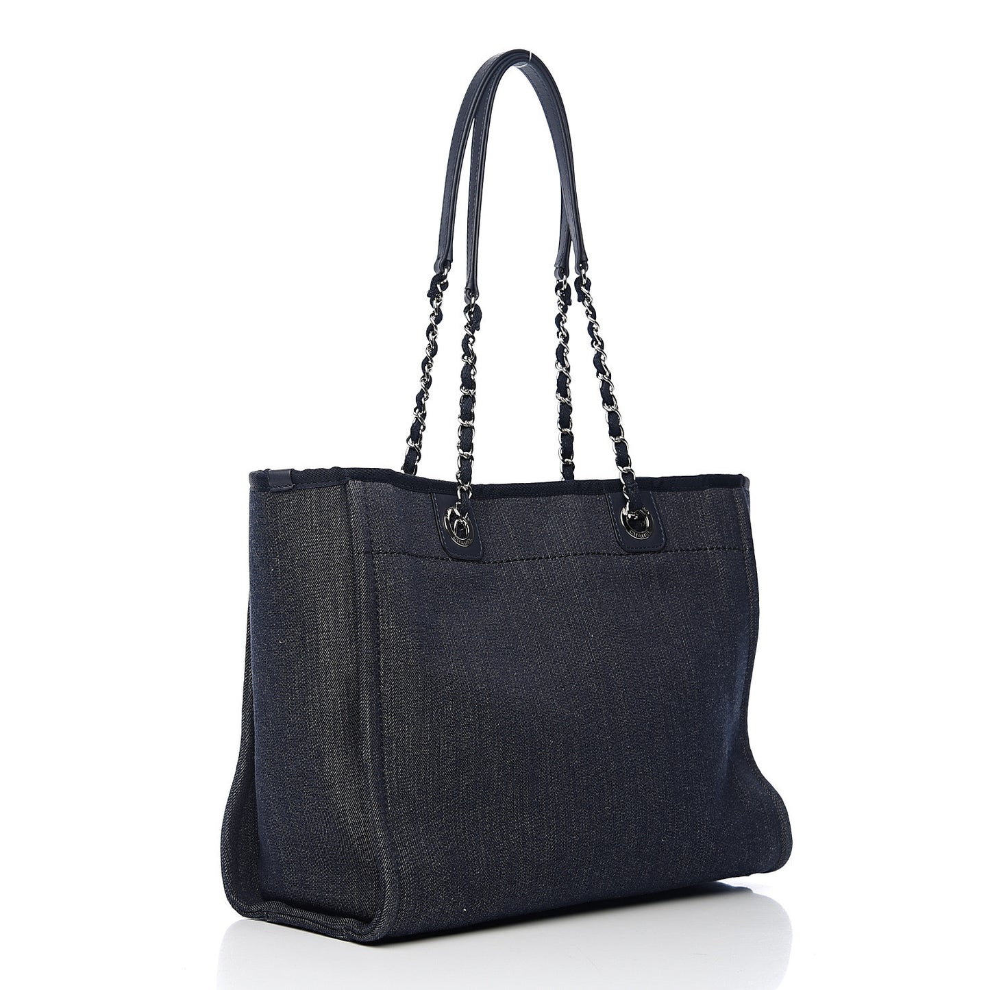 Canvas Small Deauville Tote Blue