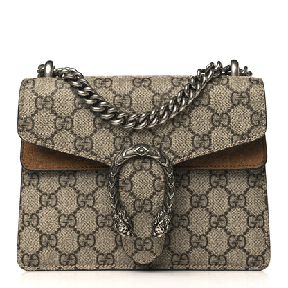 Gucci GG Supreme Monogram Mini Dionysus Shoulder Bag Taupe 1 of 9