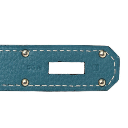 Hermes Togo JPG Shoulder Birkin II 42 Blue Jean 7 of 13