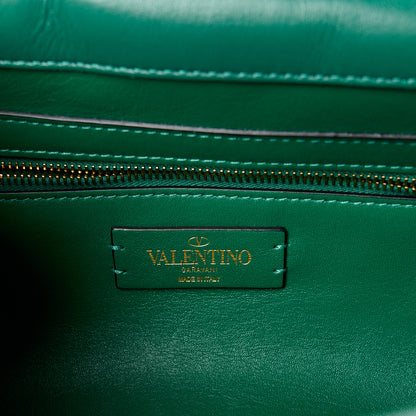 Valentino Garavani Nappa Large Roman Stud Shoulder Bag Jungle 8 of 11