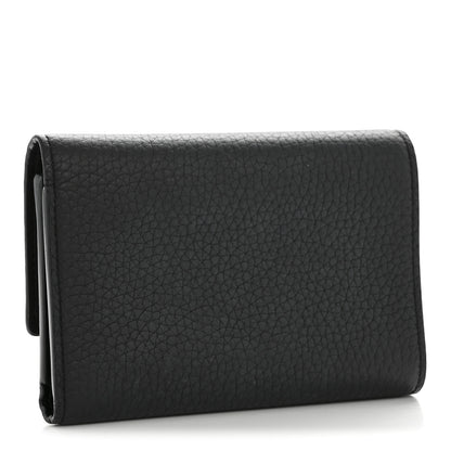 Louis Vuitton Taurillon Embellished Flower Crown Capucines Compact Wallet 3 of 9