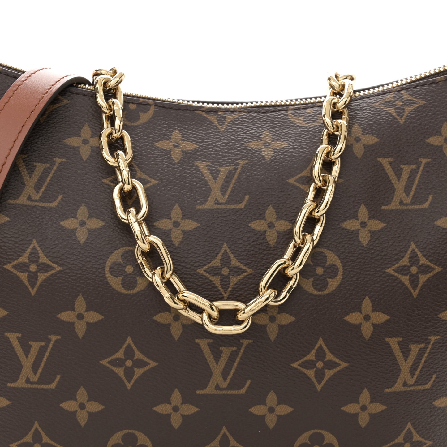 Reverse Monogram Loop Hobo