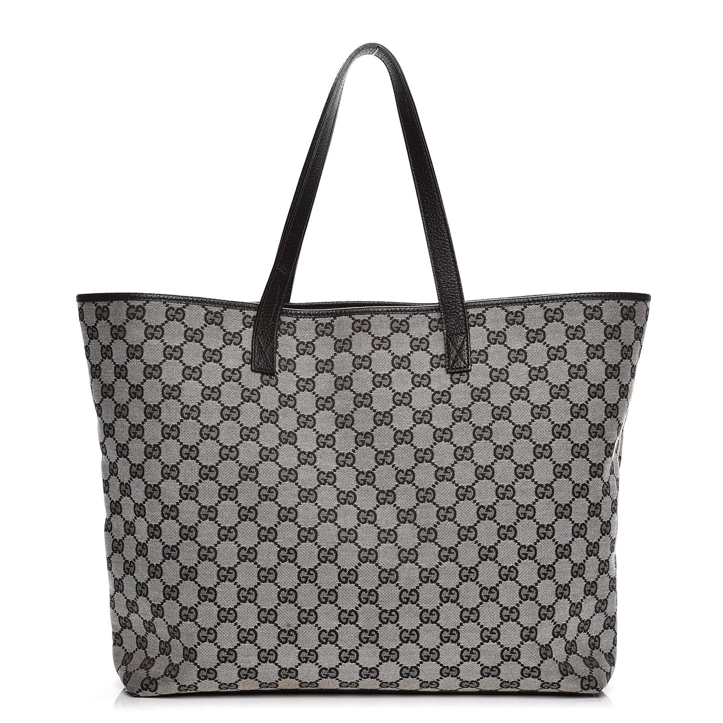 GG Monogram Large Tote Dark Brown