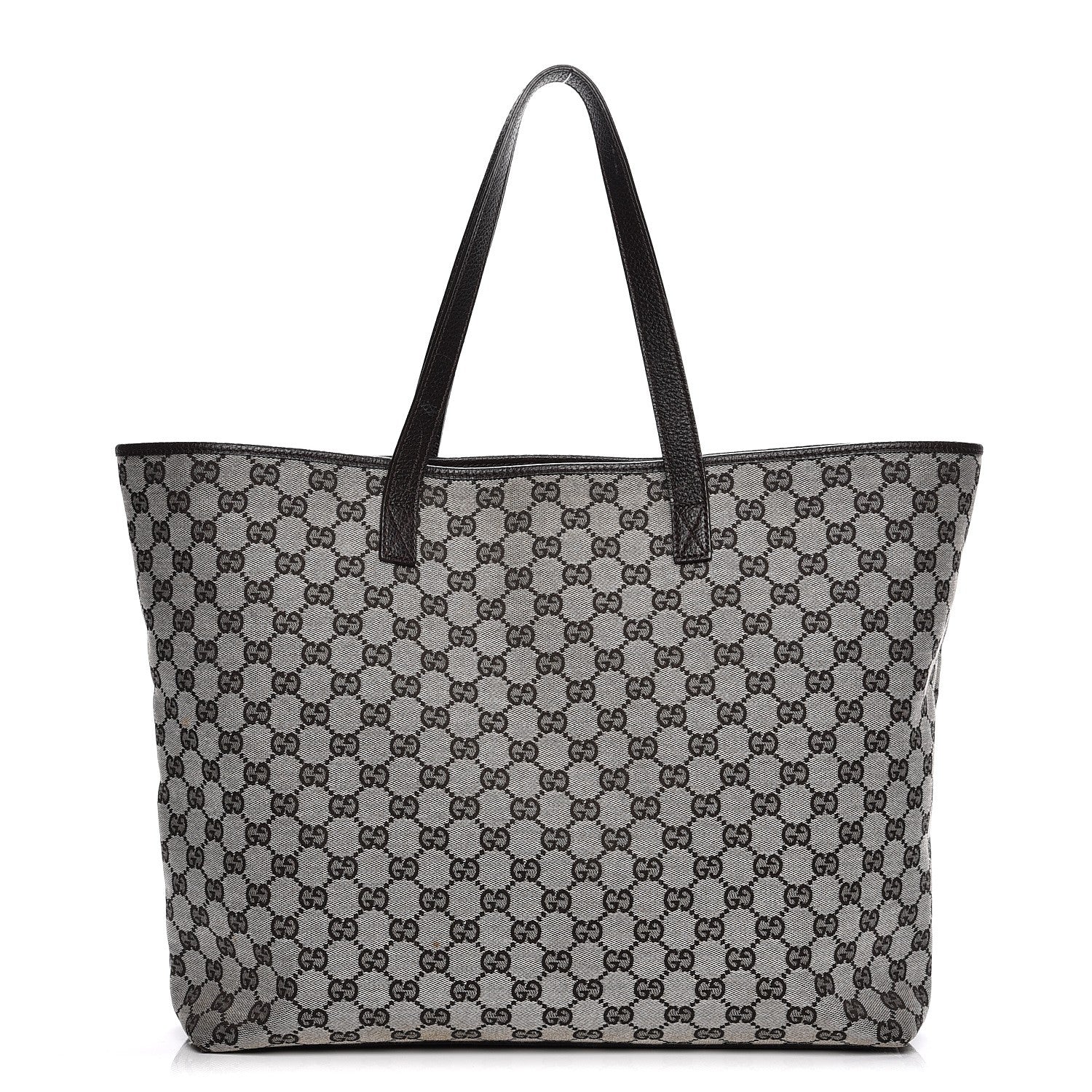 Gucci GG Monogram Large Tote Dark Brown 1 of 10