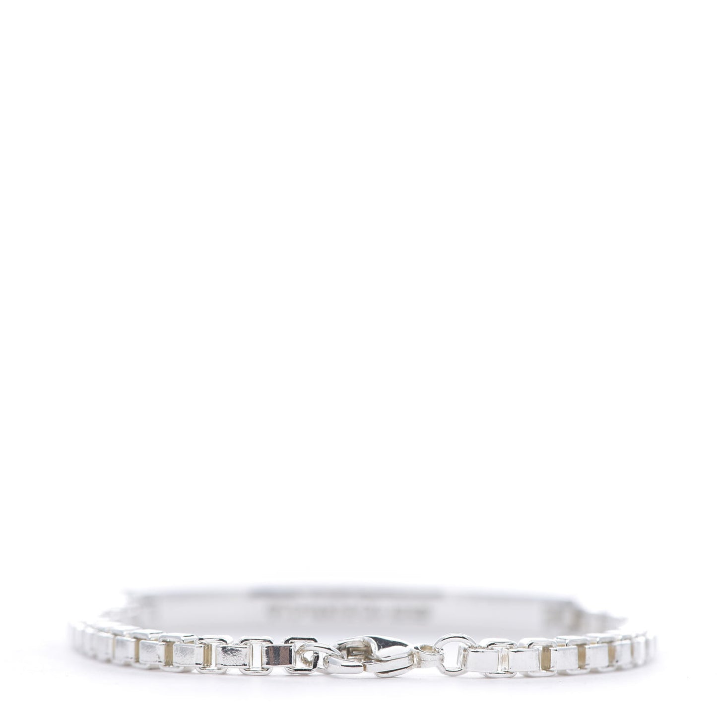 Sterling Silver Venetian Link ID Bracelet