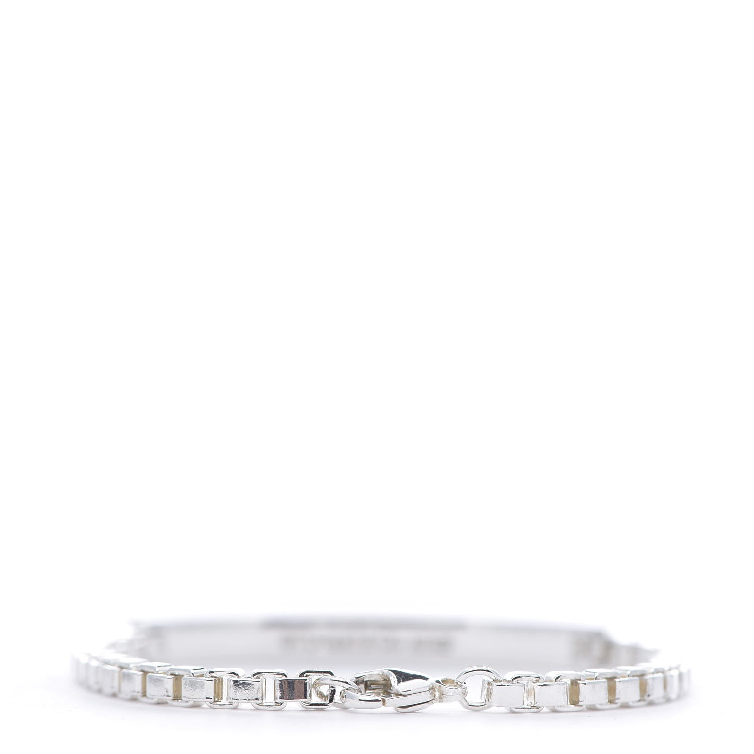 Tiffany Sterling Silver Venetian Link ID Bracelet 3 of 6