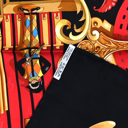 Hermes Silk Orgauphone Et Autres Mecaniques Scarf 90 4 of 4
