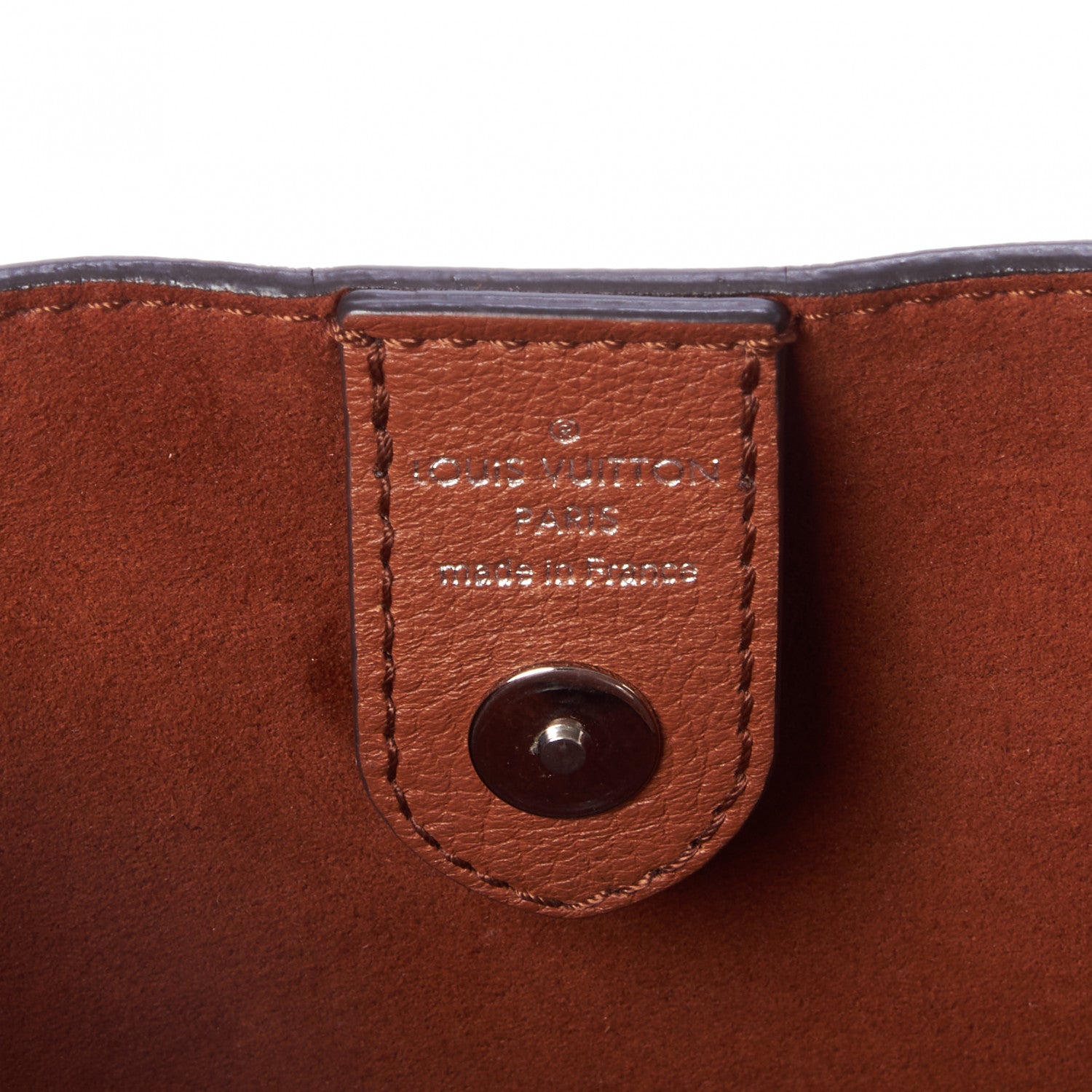 Louis Vuitton Calfskin Lockmeto Caramel Creme Black 7 of 7