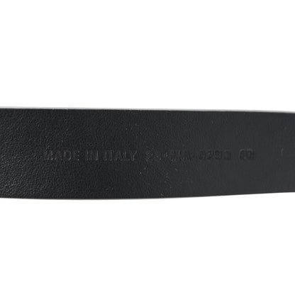 Christian Dior Calfskin 30 Montaigne Cut-Out CD Belt 80 32 Black 3 of 6