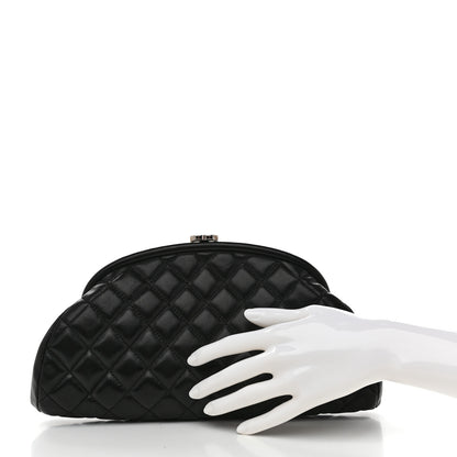 Chanel Lambskin Quilted Timeless Clutch Black 2 of 7