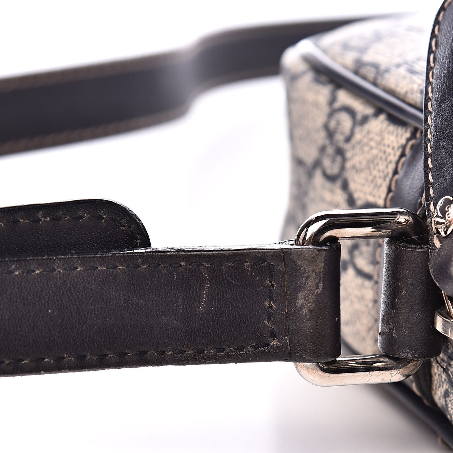 GG Plus Monogram Small Shoulder Bag Navy