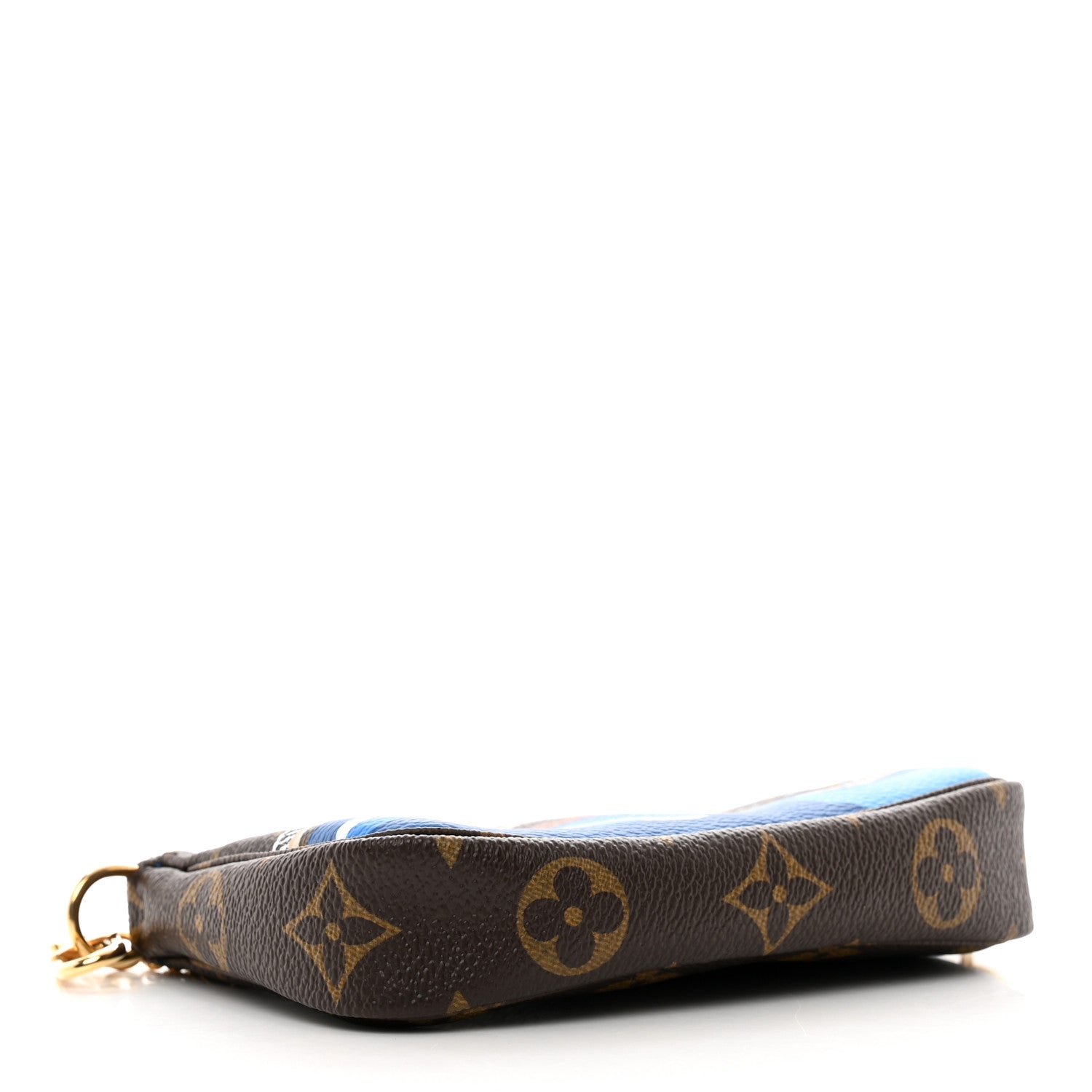 Louis Vuitton Monogram 2019 Christmas Animation Mini Venice Pochette Accessories Blue 4 of 7