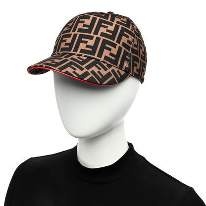 Fendi Canvas FF Reloaded Baseball Hat Tobacco Red 2 of 9