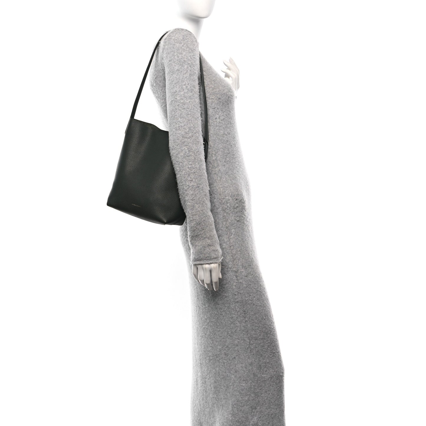 Pebbled Calfskin Mini Everyday Cabas Seaweed