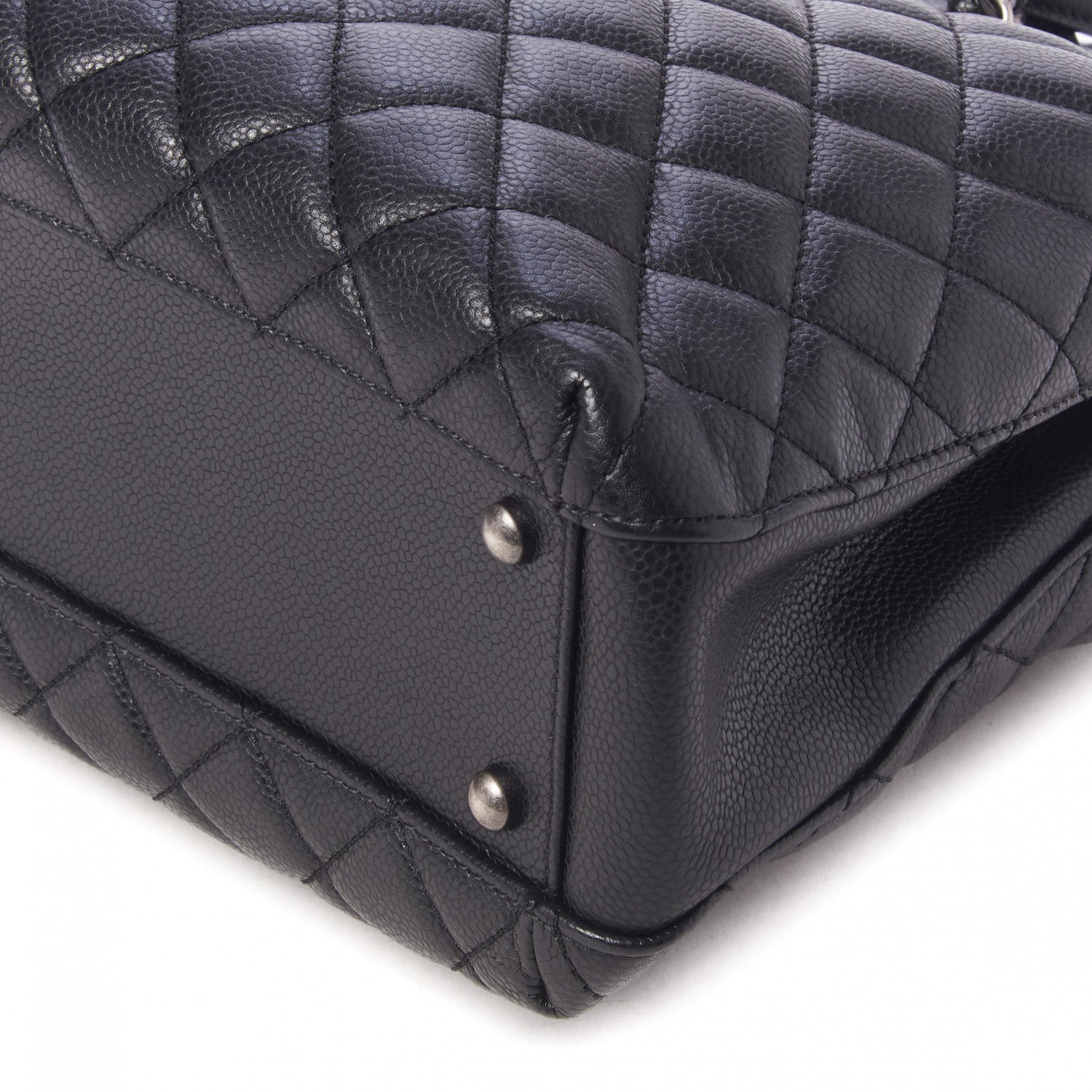 Chanel Caviar Quilted Small City Shopping Tote Black 5 of 9