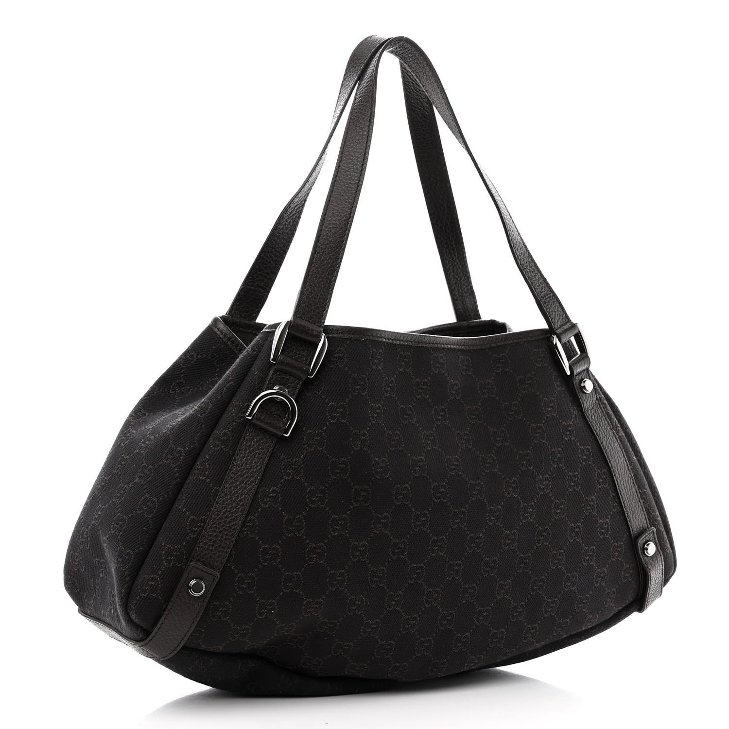 Gucci Monogram Medium Abbey Shoulder Bag Chocolate 3 of 12