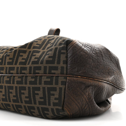 Fendi Zucca Nappa Nuvolata Vitello Tortuga Spy Tobacco Moro 10 of 12