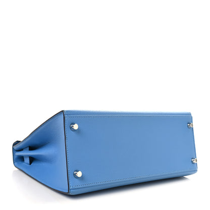 Hermes Epsom Kelly Sellier 28 Bleu Paradise 3 of 13