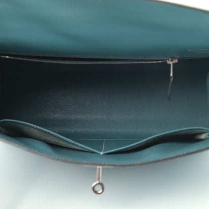 Hermes Box Kelly Sellier 32 Blue Jean 4 of 15