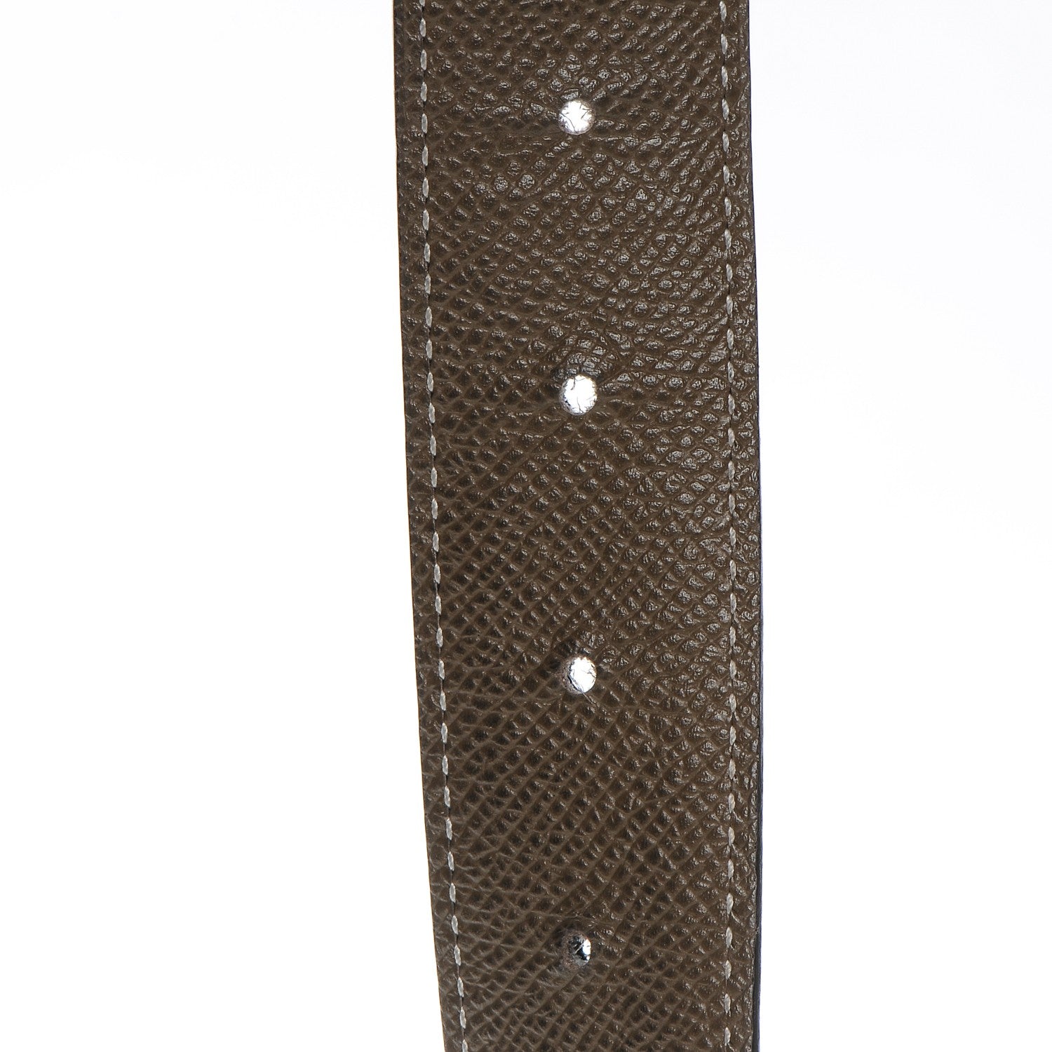 Hermes Swift Epsom 32mm Collier De Chien CDC Belt 85 Black Etoupe 6 of 10