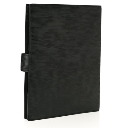 Louis Vuitton Epi Large Ring Agenda Cover Black 3 of 11