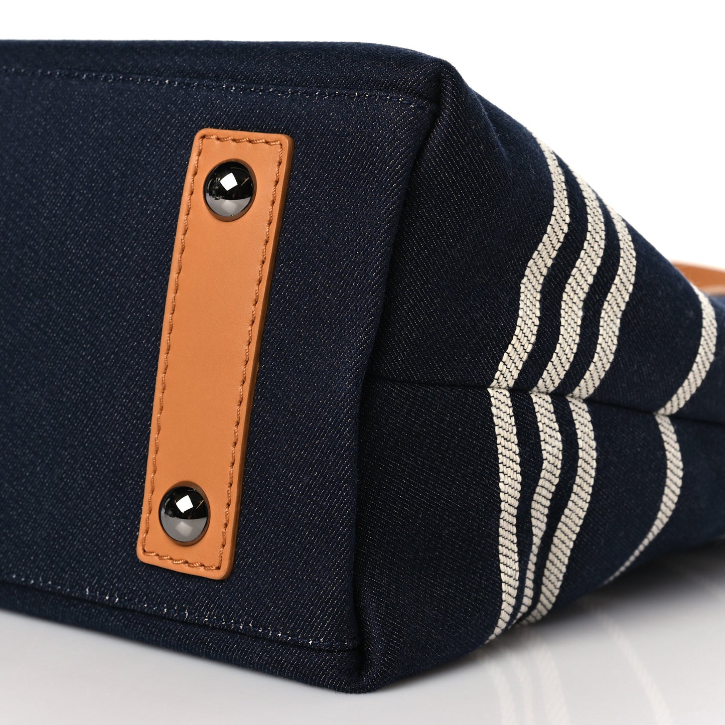 Denim Shopping Tote Blue