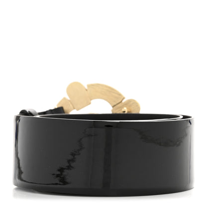 Chanel Patent Leather Gripoix Maltese Cross Belt 75 30 Black 2 of 7