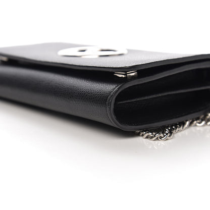 Fendi Vitello Cruise F is Fendi Wallet on Chain Black 9 of 10