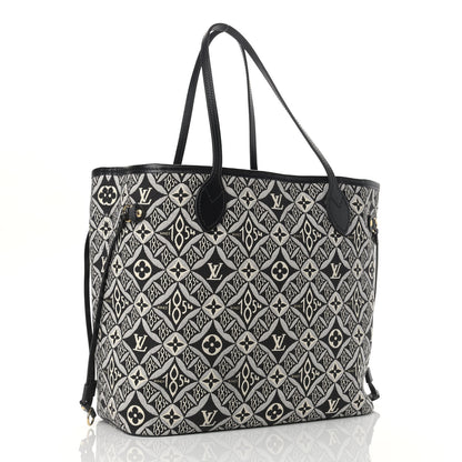 Louis Vuitton Jacquard Since 1854 Neverfull MM Grey 3 of 9