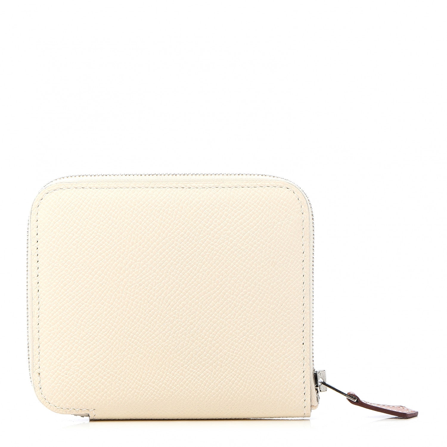 Hermes Epsom Silk'in Compact Wallet Nata 1 of 8