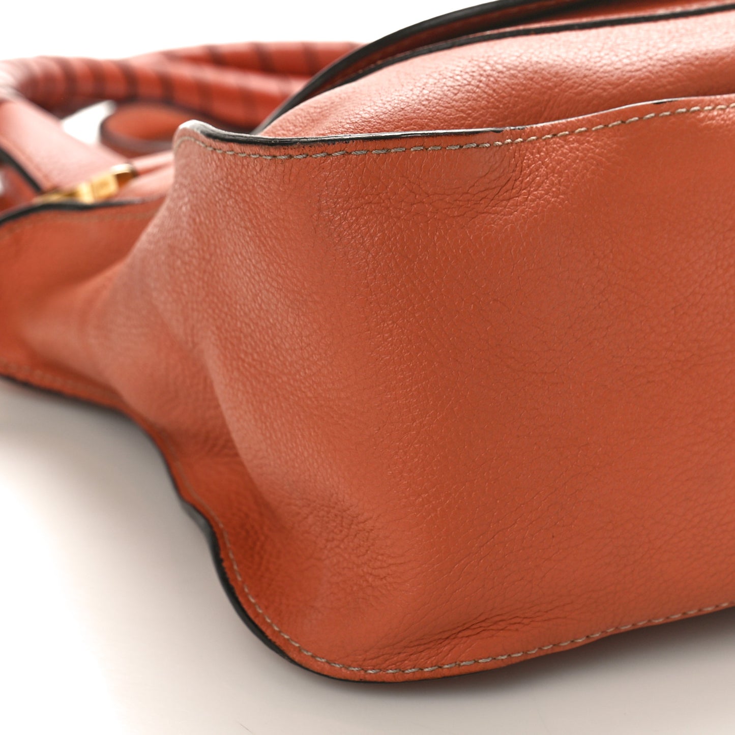 Calfskin Medium Marcie Satchel Coral