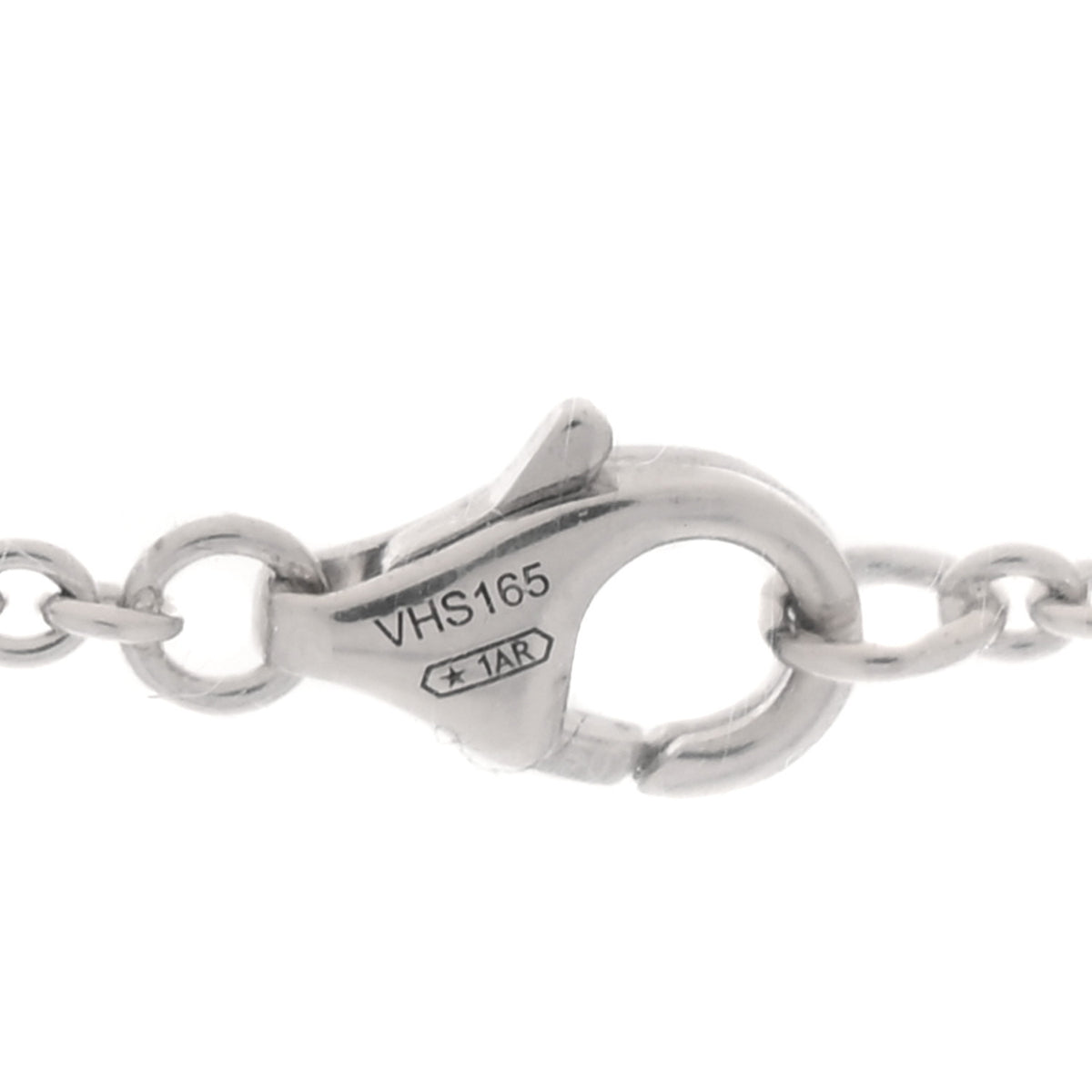 Cartier 18K White Gold Interlocking LOVE Necklace 5 of 6