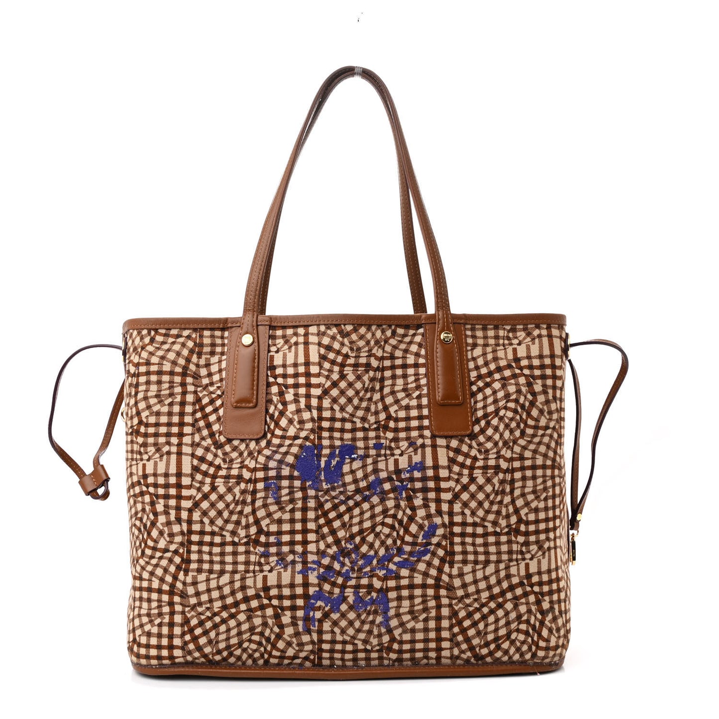 Visetos Medium Liz Reversible Shopper Tote Cognac