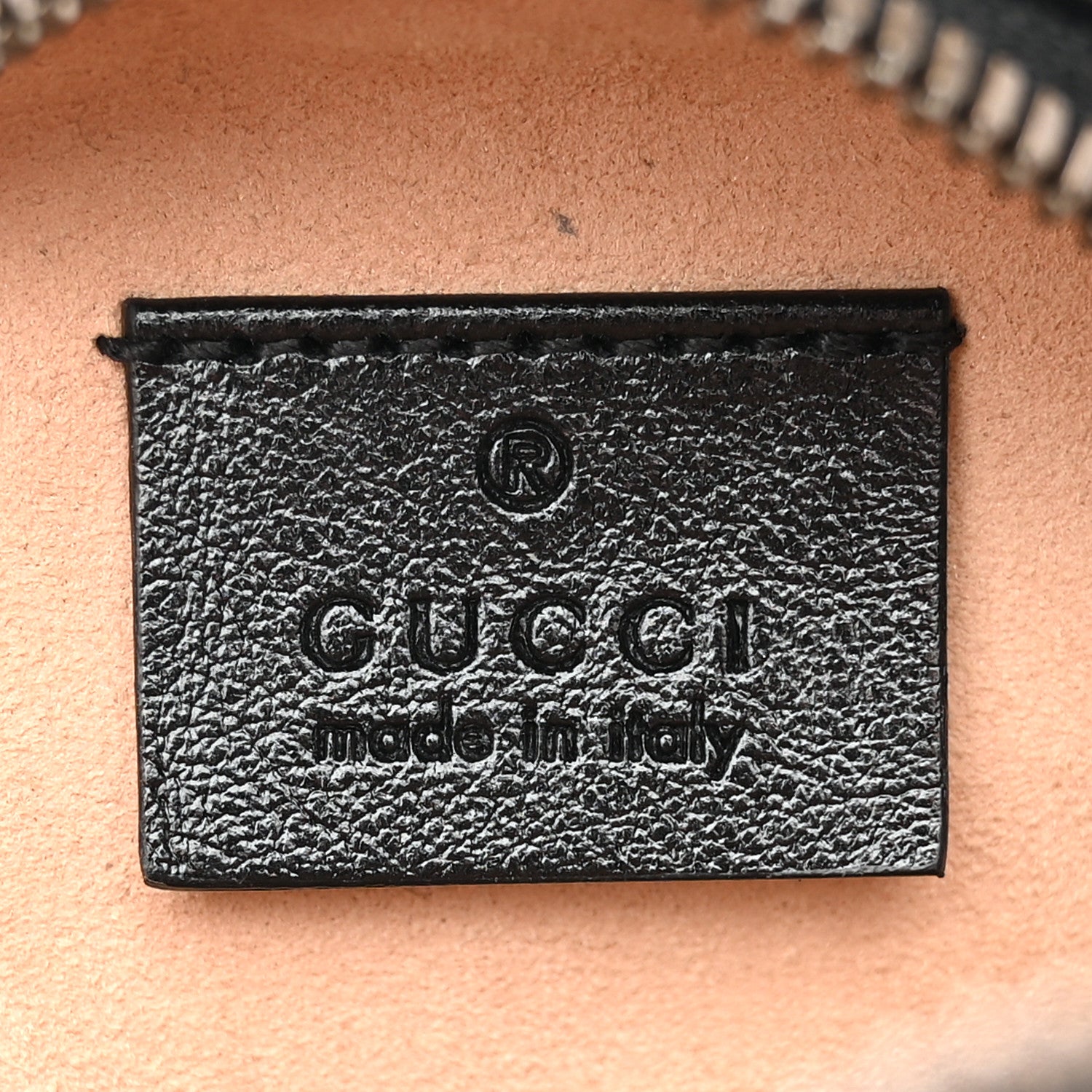 Gucci Azalea Calfskin Matelasse Heart Mini GG Marmont Round Shoulder Bag Black 6 of 11