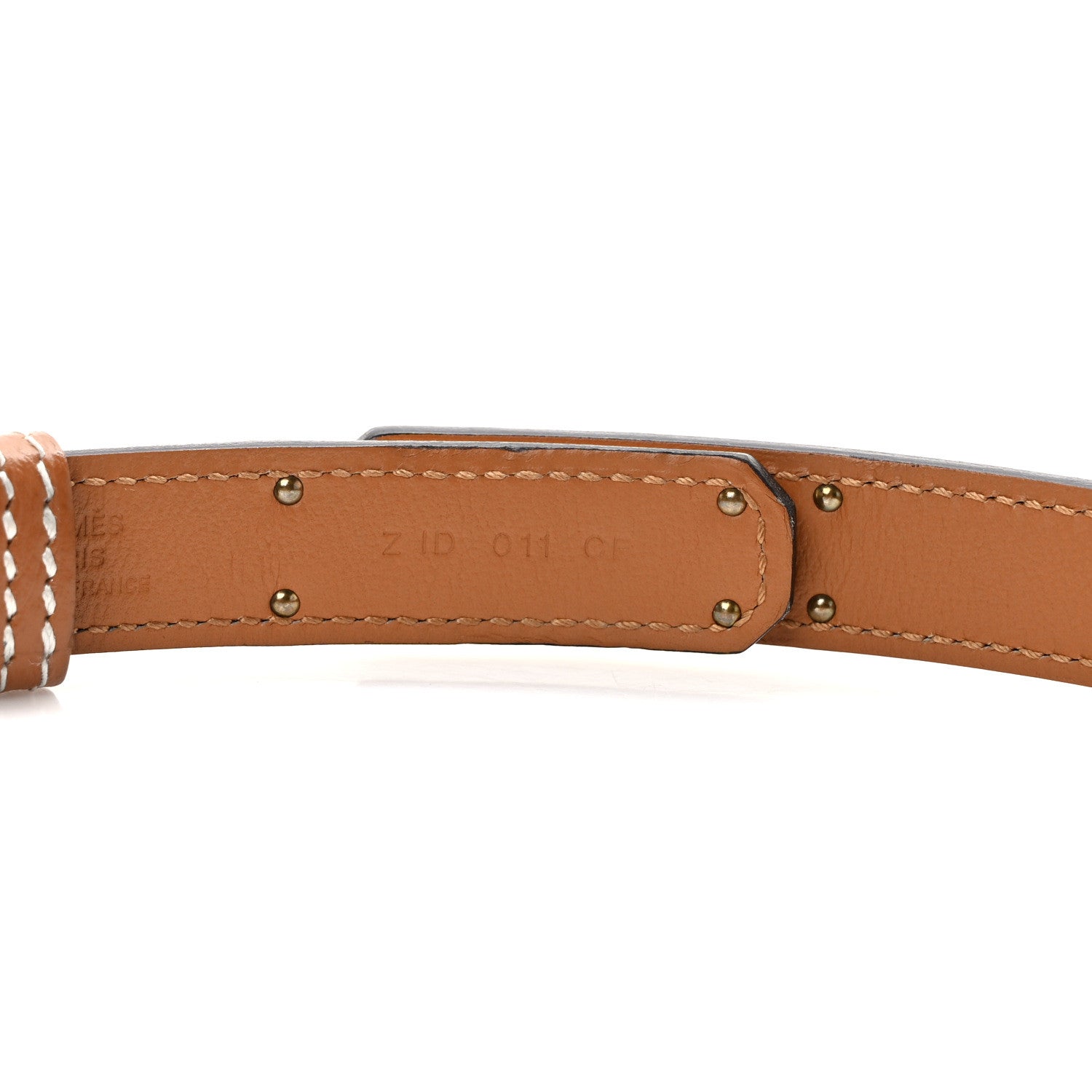 Hermes Epsom Kelly Belt Gold 4 of 4