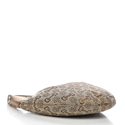 Gucci Canvas Horsebit Glam Hobo Bronze 4 of 10