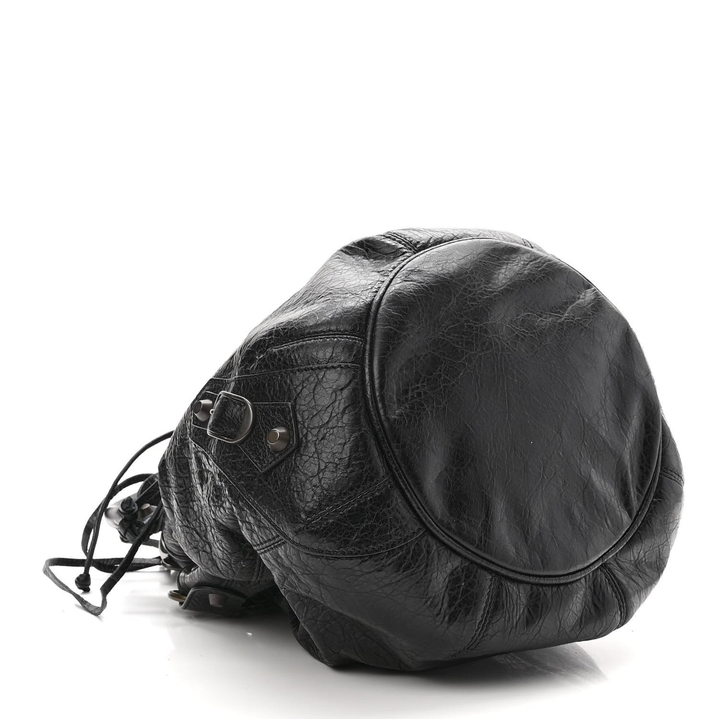 Agneau Classic Hardware Mini Pompon Black
