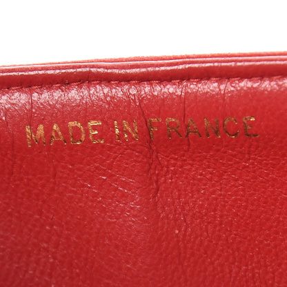 Chanel Lambskin Quilted Medium Double Flap Red 10 of 28