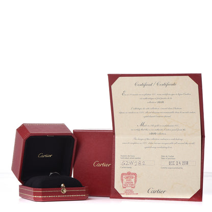 Cartier 18K White Gold 3.5mm LOVE Wedding Band Ring 48 4.5 5 of 5