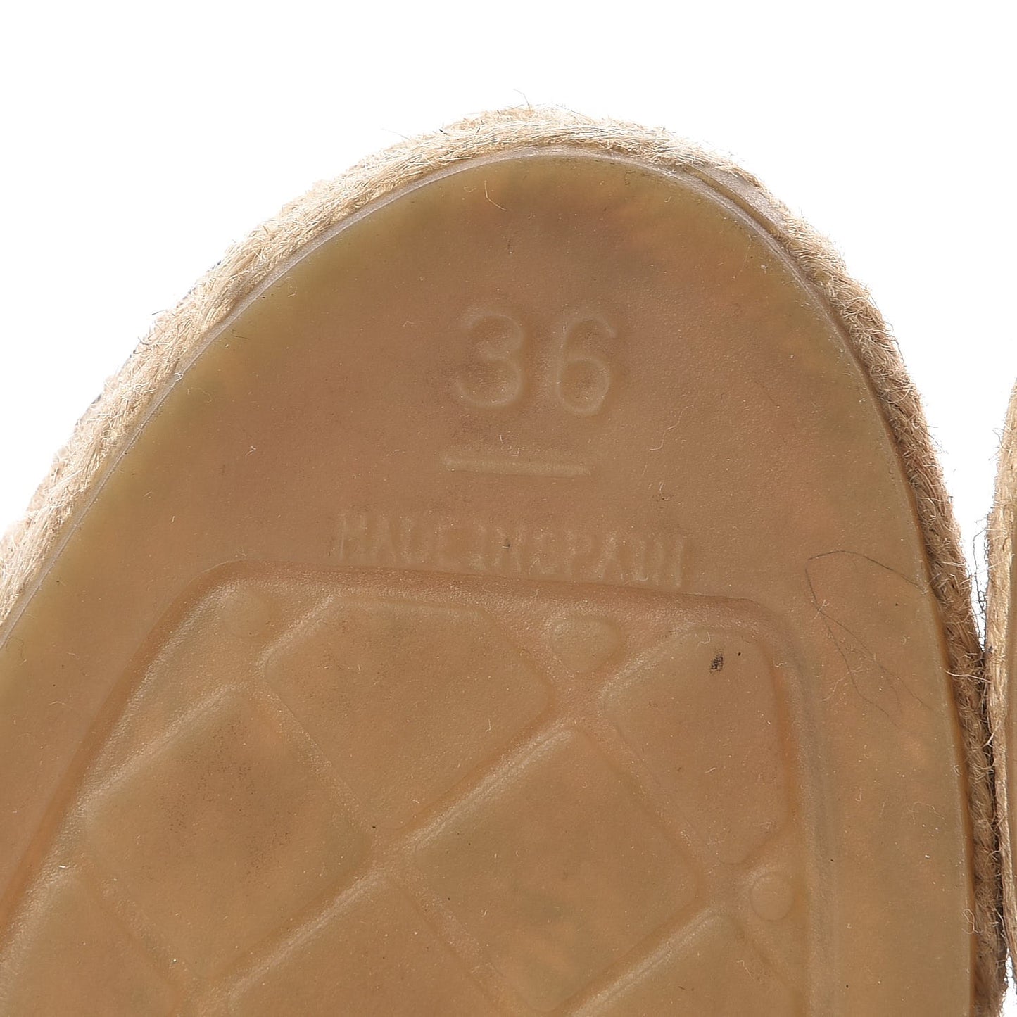 Lambskin CC Espadrilles 36 Black