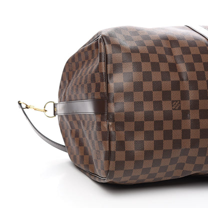 Louis Vuitton Damier Ebene Keepall Bandouliere 55 8 of 11
